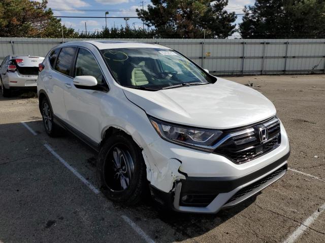 HONDA CR-V EX 2022 with VIN 5J6RW2H50NL001067 - Photo from auction
