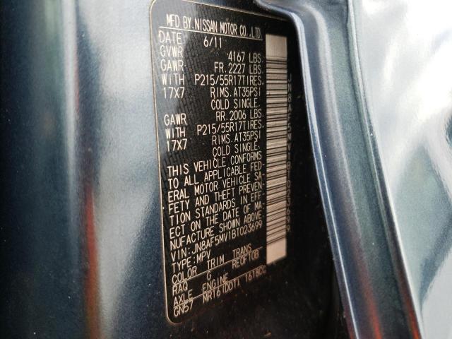 Photo 10 from auction – 2011 NISSAN JUKE S with VIN JN8AF5MV1BT023699