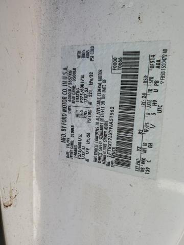 Photo 10 from auction – 2000 FORD F150 with VIN 1FTRX17LXYNA51562