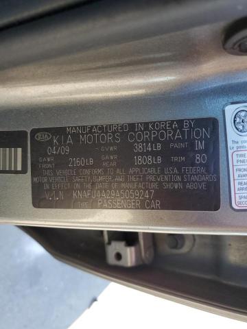 Photo 10 from auction – 2010 KIA FORTE EX with VIN KNAFU4A29A5059247