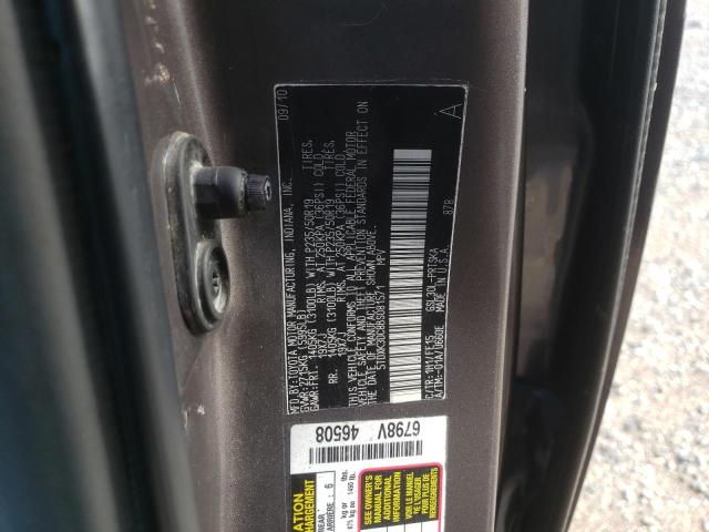 Photo 10 from auction – 2011 TOYOTA SIENNA SPO with VIN 5TDXK3DC8BS081571