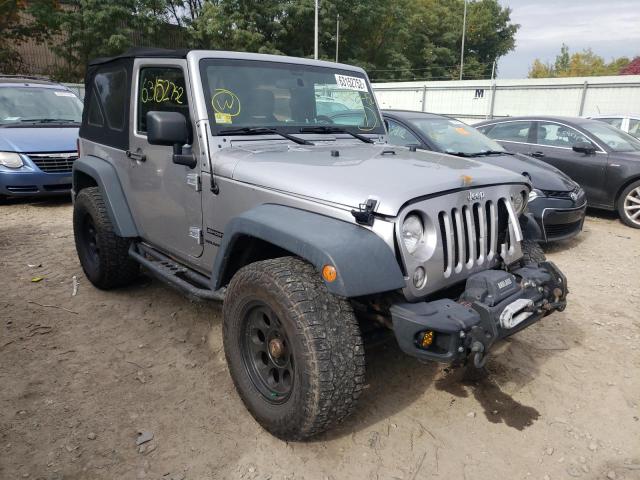 JEEP WRANGLER S 2014 with VIN 1C4AJWAG6EL156212 - Photo from auction