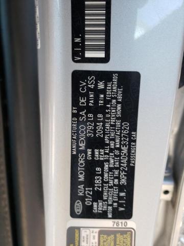 Photo 14 from auction – 2021 KIA FORTE FE with VIN 3KPF24AD5ME327620