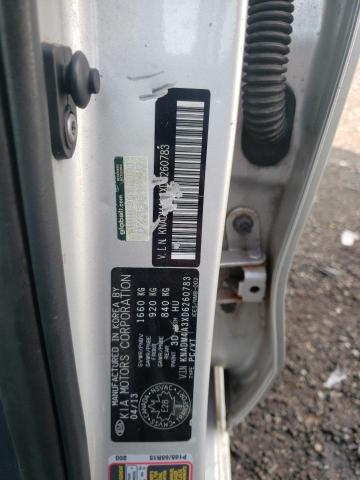 Photo 10 from auction – 2013 KIA RIO LX with VIN KNADM4A3XD6260783