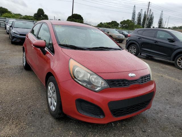 KIA RIO LX 2013 with VIN KNADM5A39D6204842 - Photo from auction