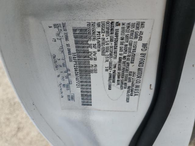صورة رقم 10 من المزاد - 2002 FORD TAURUS LX مع VIN 1FAFP52U62A187721