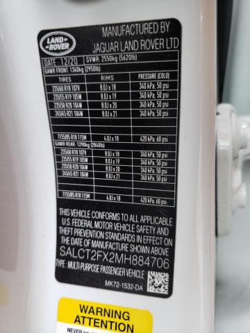 Photo 10 from auction – 2021 LAND ROVER DISCOVERY with VIN SALCT2FX2MH884706