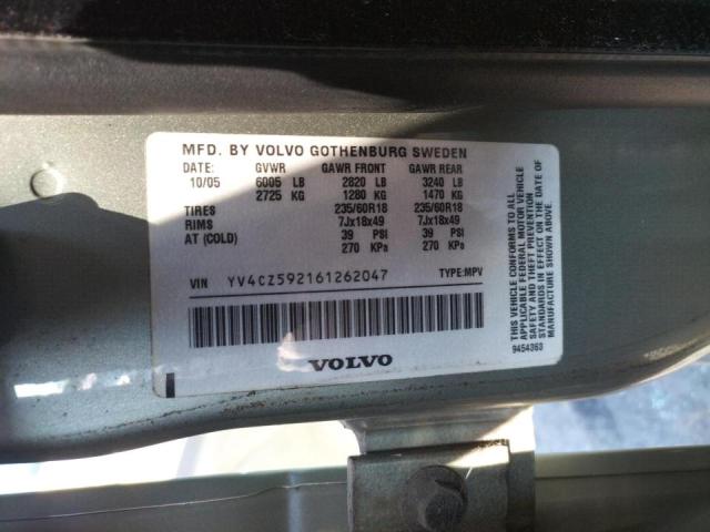 Photo 10 from auction – 2006 VOLVO XC90 with VIN YV4CZ592161262047