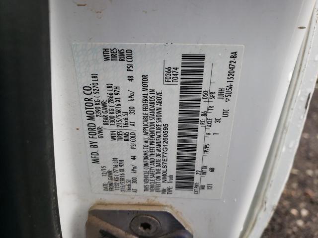 Photo 10 from auction – 2016 FORD TRANSIT CO with VIN NM0LS7E77G1260595