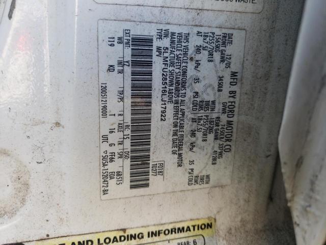 Photo 10 from auction – 2006 LINCOLN NAVIGATOR with VIN 5LMFU28516LJ17922