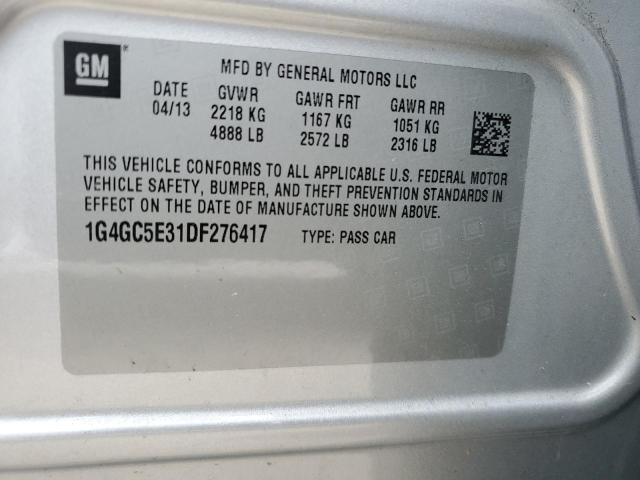 Photo 10 from auction – 2013 BUICK LACROSSE with VIN 1G4GC5E31DF276417