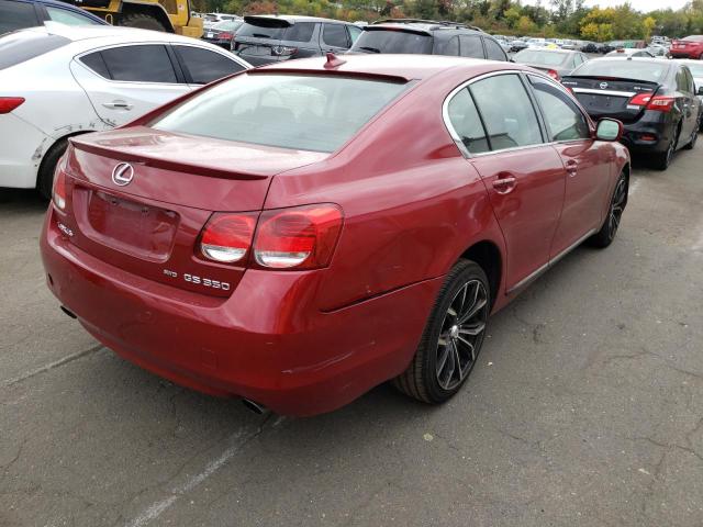 Photo 4 from auction – 2008 LEXUS GS 350 with VIN JTHCE96S080013367