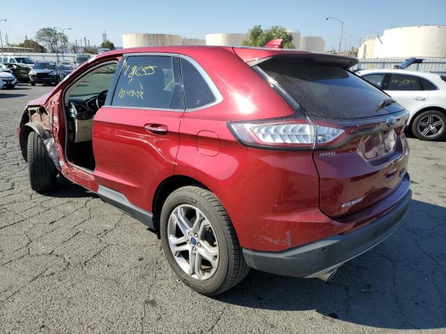 Photo 3 from auction – 2016 FORD EDGE TITAN with VIN 2FMPK3K89GBC59572