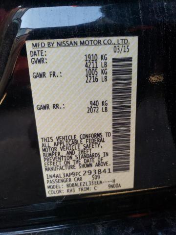 Photo 10 from auction – 2015 NISSAN ALTIMA 2.5 with VIN 1N4AL3AP9FC293841