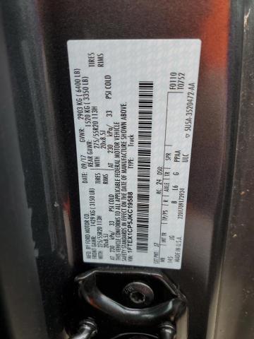 Photo 10 from auction – 2018 FORD F150 SUPER with VIN 1FTEX1CP5JKC19588
