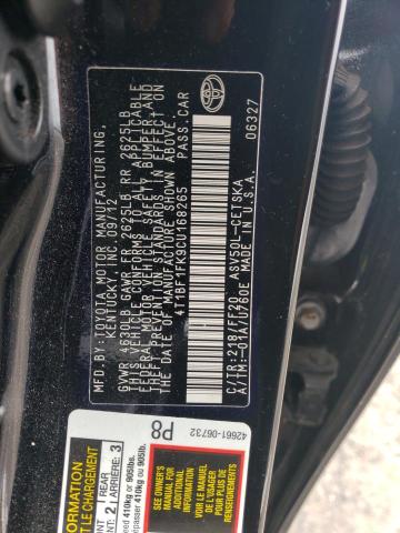 Zdjęcie 10 z aukcji – 2012 TOYOTA CAMRY BASE z VIN 4T1BF1FK9CU168265