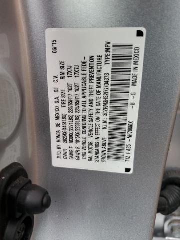 Photo 10 from auction – 2015 HONDA CR-V EX with VIN 3CZRM3H52FG704373