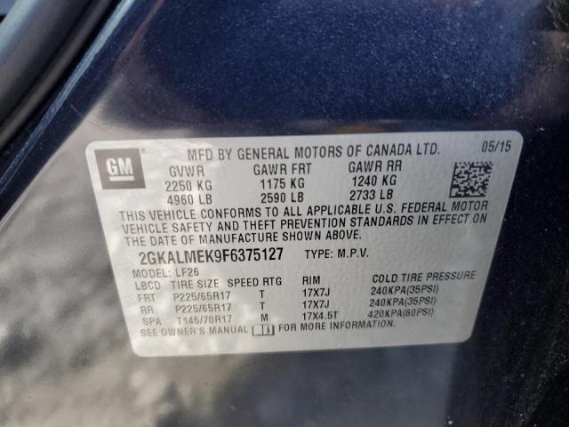 صورة رقم 10 من المزاد - 2015 GMC TERRAIN SL مع VIN 2GKALMEK9F6375127