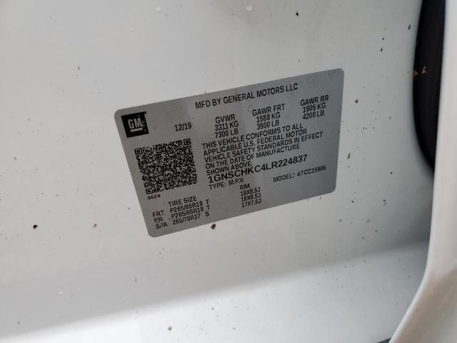 Photo 10 from auction – 2020 CHEVROLET SUBURBAN C with VIN 1GNSCHKC4LR224837