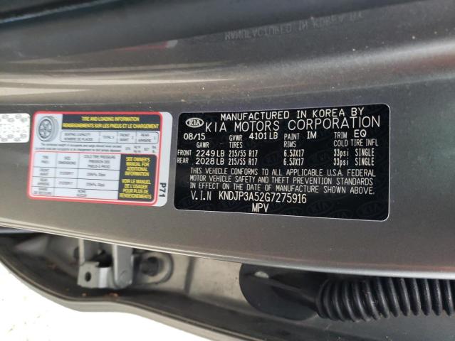 Photo 10 from auction – 2016 KIA SOUL + with VIN KNDJP3A52G7275916