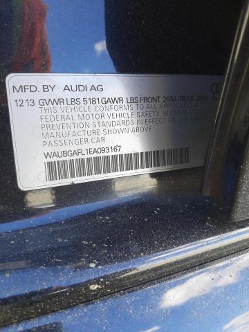 Photo 10 from auction – 2014 AUDI S4 PREMIUM with VIN WAUBGAFL1EA093167