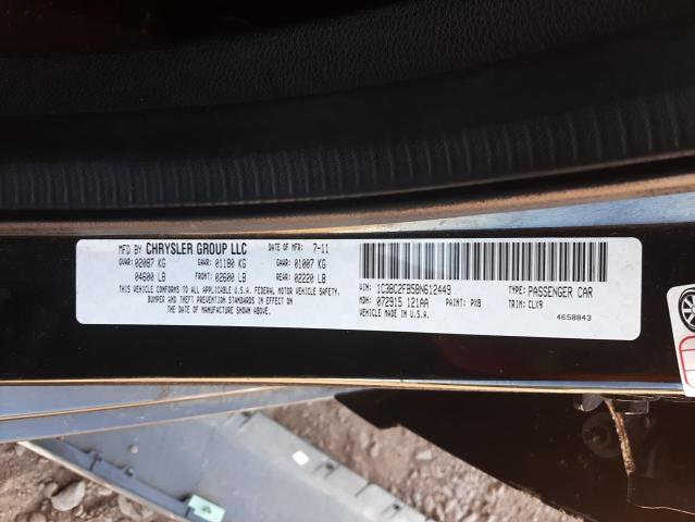 Photo 10 from auction – 2011 CHRYSLER 200 LIMITE with VIN 1C3BC2FB5BN612449
