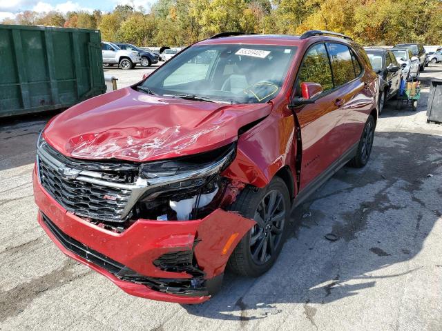 Photo 2 from auction – 2022 CHEVROLET EQUINOX RS with VIN 2GNAXWEV6N6142012