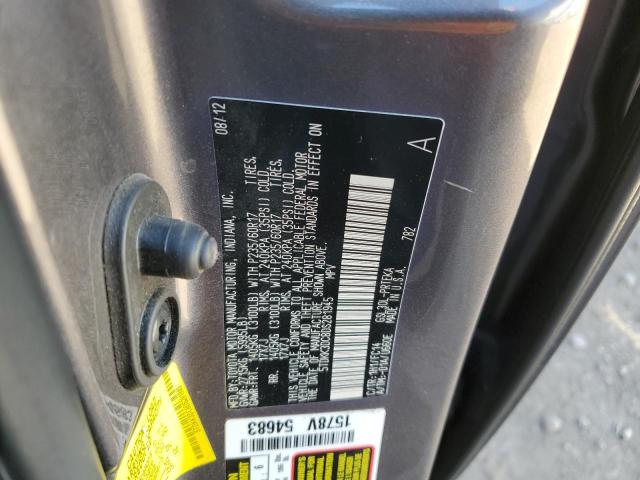 Photo 10 from auction – 2013 TOYOTA SIENNA LE with VIN 5TDKK3DC8DS281945