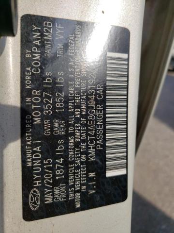 Photo 10 from auction – 2016 HYUNDAI ACCENT SE with VIN KMHCT4AE8GU943192