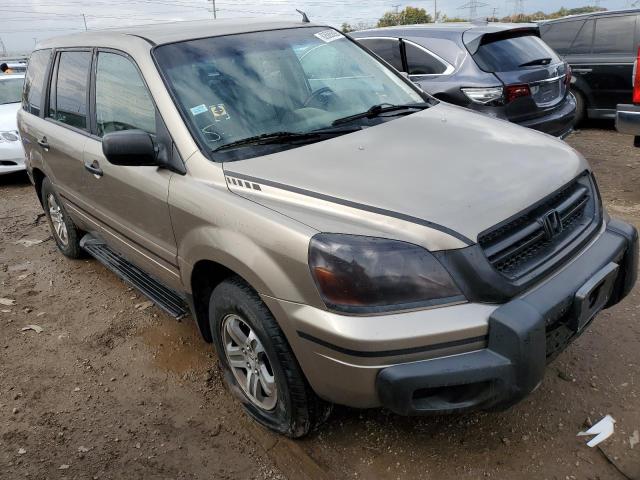 HONDA PILOT EXL 2003 with VIN 2HKYF18523H525396 - Photo from auction