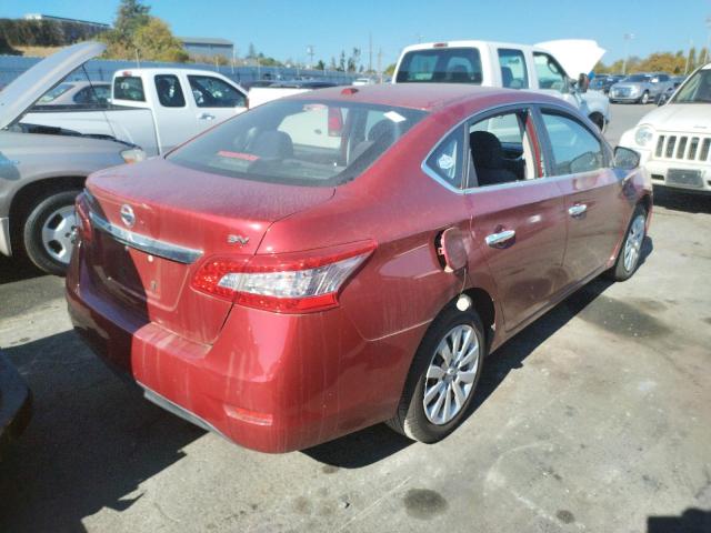Photo 4 from auction – 2015 NISSAN SENTRA S with VIN 3N1AB7APXFL654411