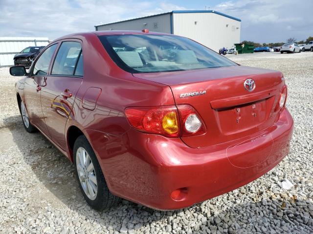 Photo 3 from auction – 2009 TOYOTA COROLLA BA with VIN JTDBL40E899050480