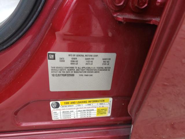 Photo 10 from auction – 2009 CHEVROLET MALIBU 2LT with VIN 1G1ZJ57769F225580