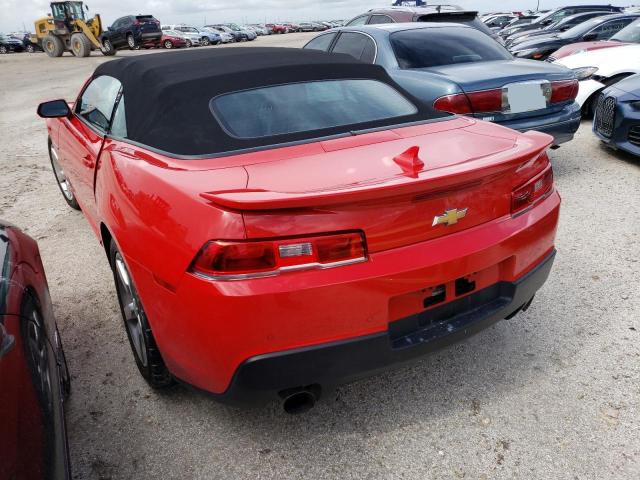 Photo 3 from auction – 2015 CHEVROLET CAMARO LT with VIN 2G1FD3D3XF9295250