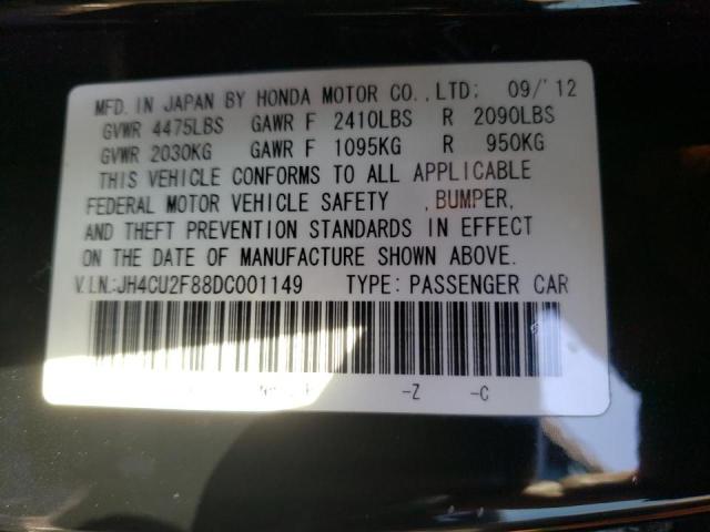 Photo 10 from auction – 2013 ACURA TSX SE with VIN JH4CU2F88DC001149