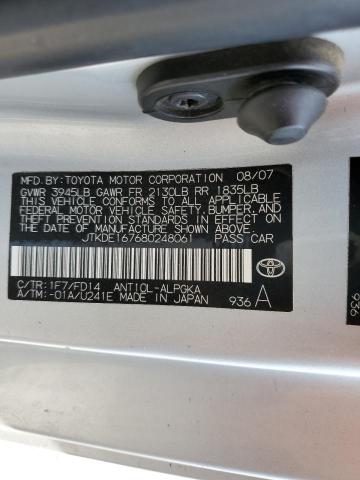 Фото 10 с аукциона – 2008 TOYOTA SCION TC с VIN JTKDE167680248061