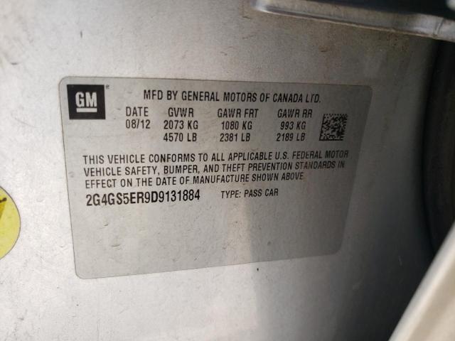 Photo 10 from auction – 2013 BUICK REGAL PREM with VIN 2G4GS5ER9D9131884