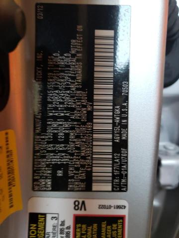 Photo 10 from auction – 2012 TOYOTA VENZA LE with VIN 4T3BA3BB5CU031489