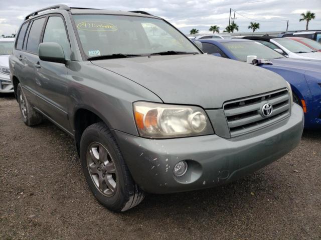 TOYOTA HIGHLANDER 2005 with VIN JTEEP21AX50074632 - Photo from auction