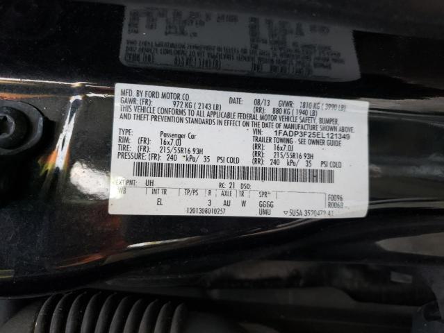 Photo 10 from auction – 2014 FORD FOCUS SE with VIN 1FADP3F25EL121349