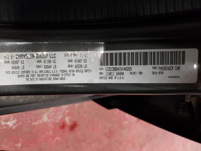 Photo 10 from auction – 2012 CHRYSLER 200 TOURIN with VIN 1C3CCBBB4CN146265