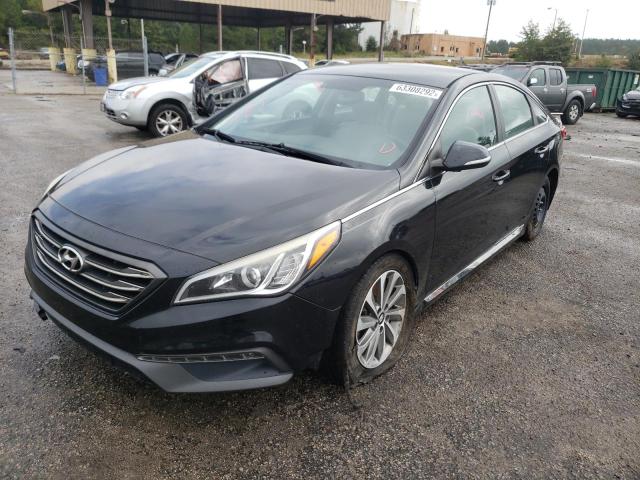 Photo 2 from auction – 2015 HYUNDAI SONATA SPO with VIN 5NPE34AF2FH097088
