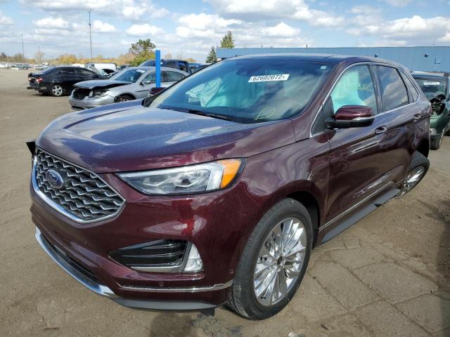 Photo 2 from auction – 2020 FORD EDGE TITAN with VIN 2FMPK4K97LBB46650