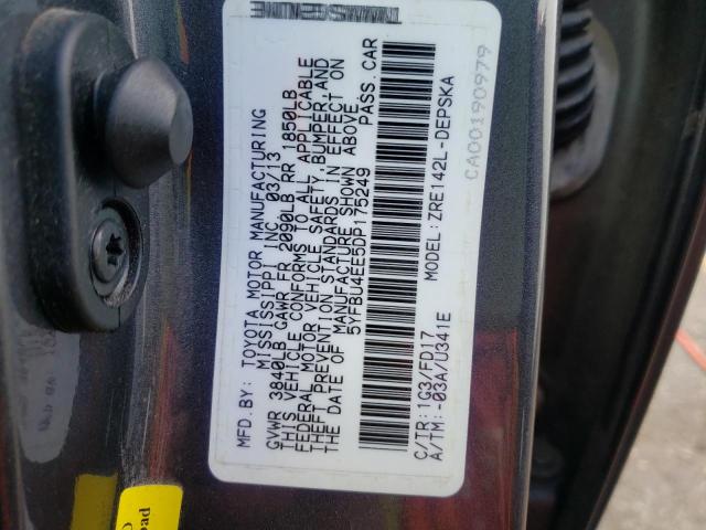 Photo 10 from auction – 2013 TOYOTA COROALLA with VIN 5YFBU4EE5DP175249