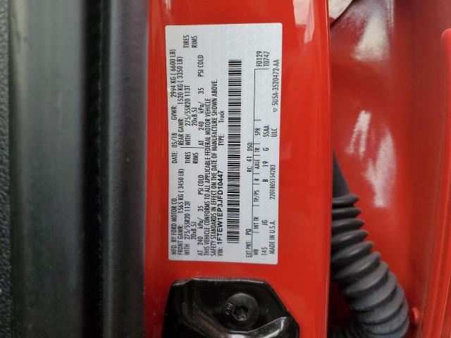 Photo 10 from auction – 2018 FORD F150 SUPER with VIN 1FTEW1EP3JFD10447