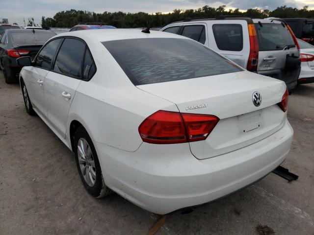 Photo 3 from auction – 2014 VOLKSWAGEN PASSAT S with VIN 1VWAP7A37EC007855