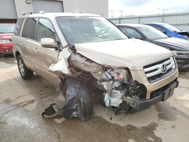 HONDA PILOT EX 2007 with VIN 2HKYF18417H519764 - Photo from auction