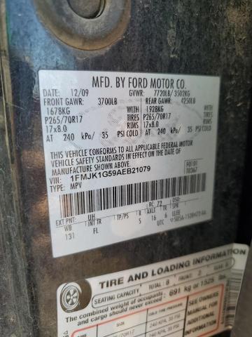 Photo 10 from auction – 2010 FORD EXPEDITION with VIN 1FMJK1G59AEB21079