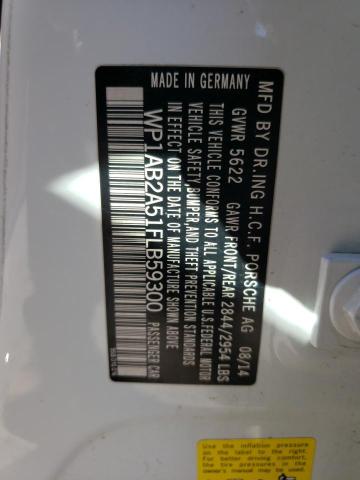 Photo 10 from auction – 2015 PORSCHE MACAN S with VIN WP1AB2A51FLB59300