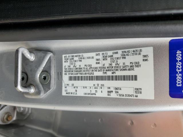 Photo 10 from auction – 2014 FORD ESCAPE S with VIN 1FMCU0F76EUB15252